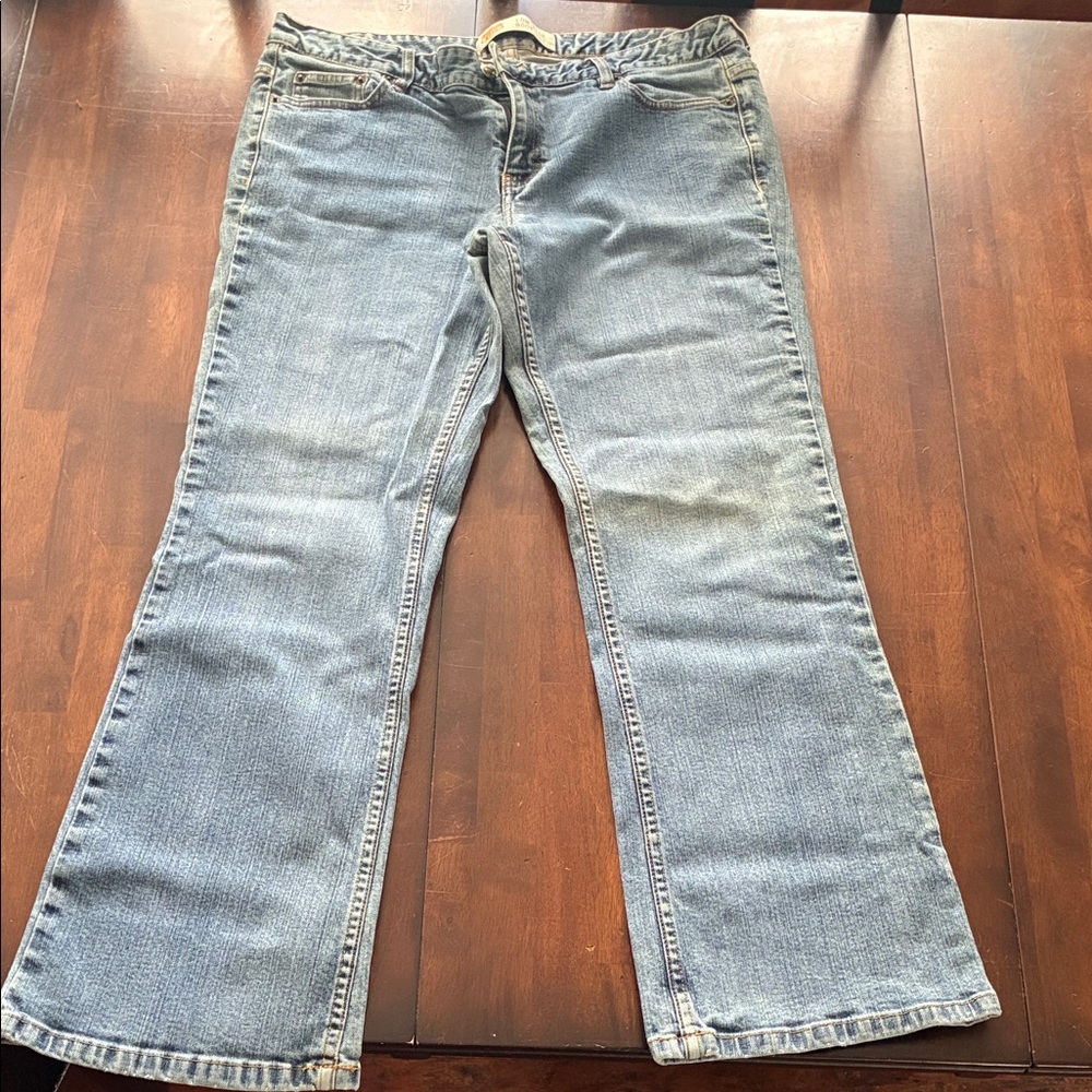 Route 66 Low Rise Boot Cut Blue Jeans